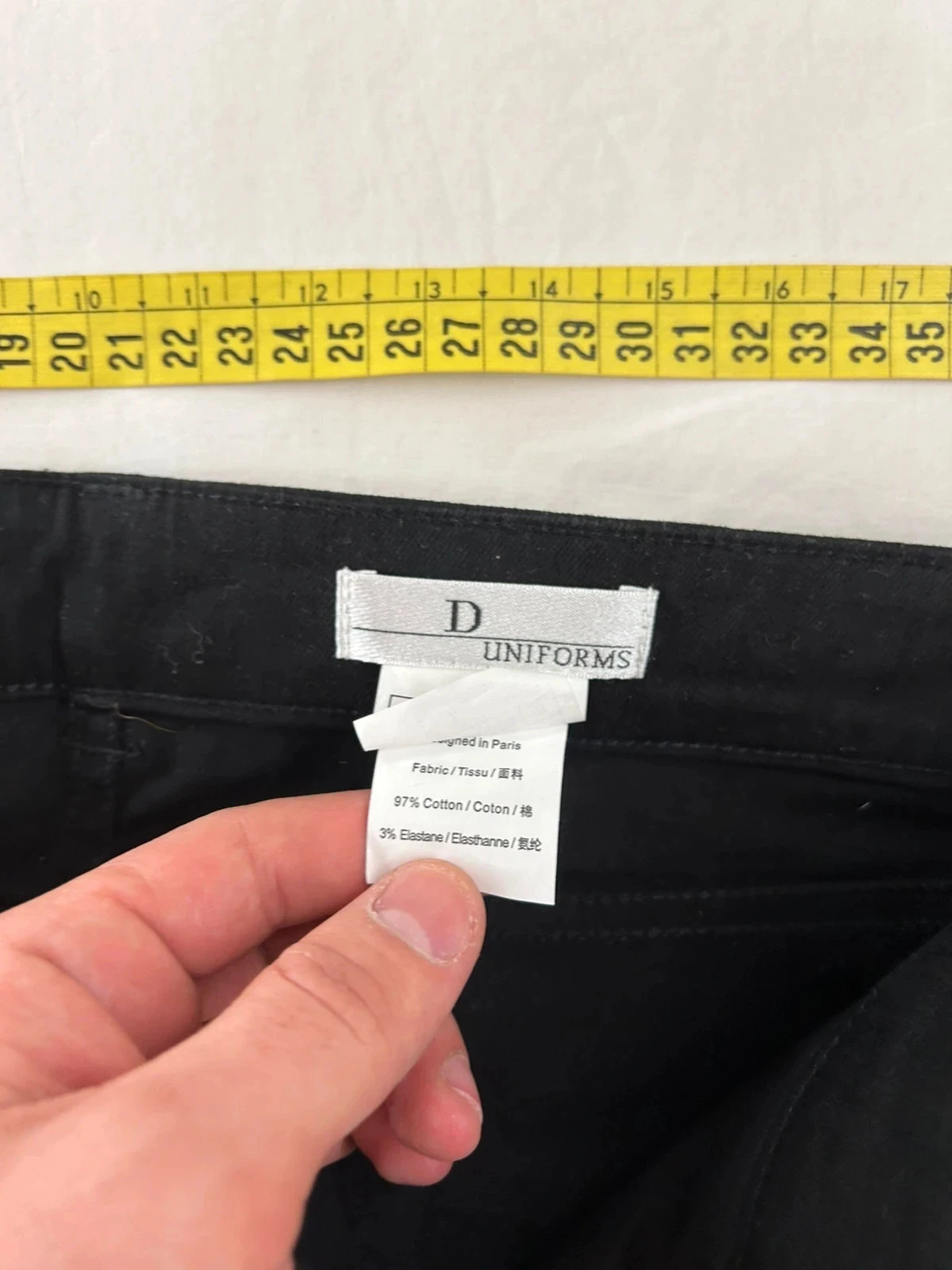 Vintage zwarte d uniforms jeans – photo 9
